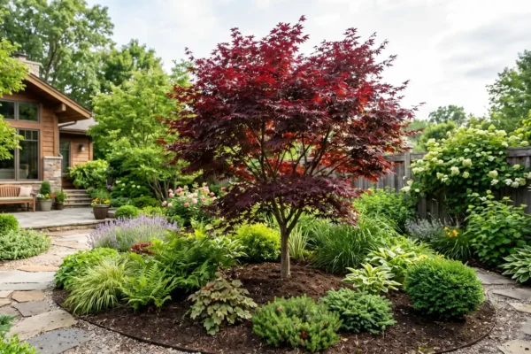 Acer palmatum Bloodgood de vânzare NordGarden pepinieră