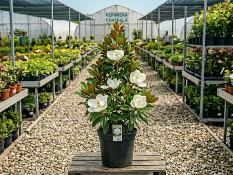 Magnolia grandiflora „Goliath” (Magnolia grandiflora „Goliath”) - NordGarden plantă decorativă de vânzare