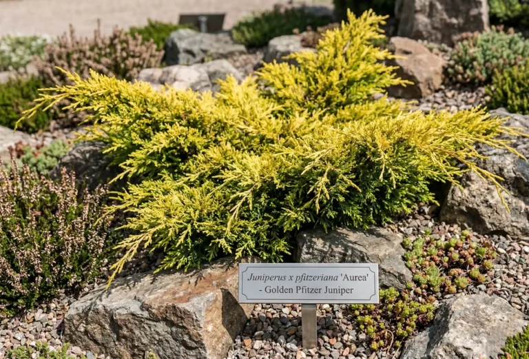 Juniperus × media „Pfitzeriana Aurea” – Ienupărul Auriu