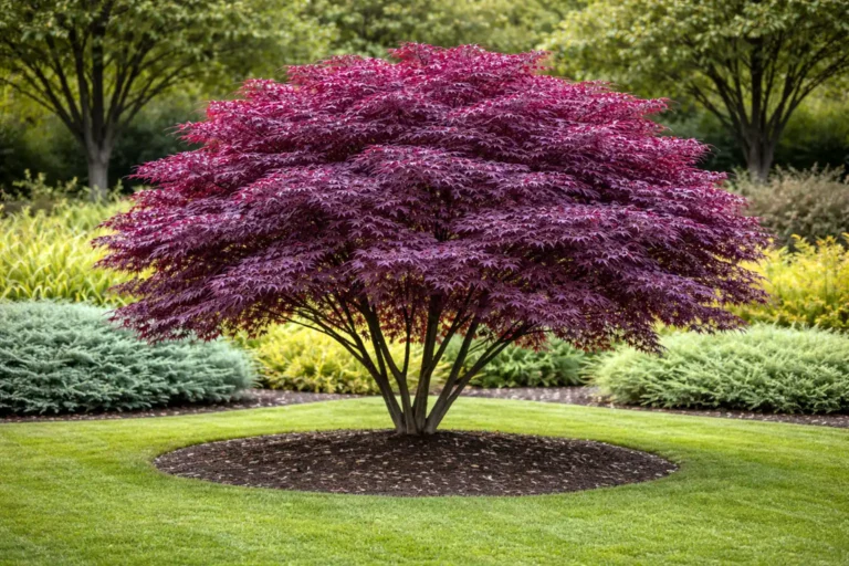 Acer palmatum „Atropurpureum” – Arțarul Japonez cu Frunze Purpurii