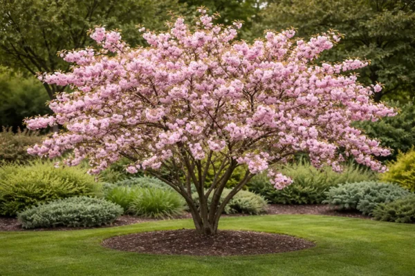 Prunus serrulata „Kiku-shidare-zakura” – Cireșul Japonez Plângător